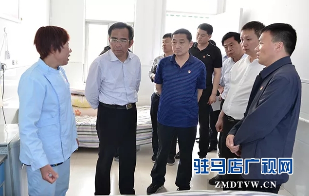 濮陽市臺前縣黨政考察團(tuán)到上蔡觀摩脫貧攻堅工作