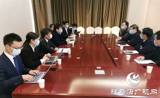 上蔡縣委書記胡建輝會見牧原集團(tuán)、想念食品公司負(fù)責(zé)人