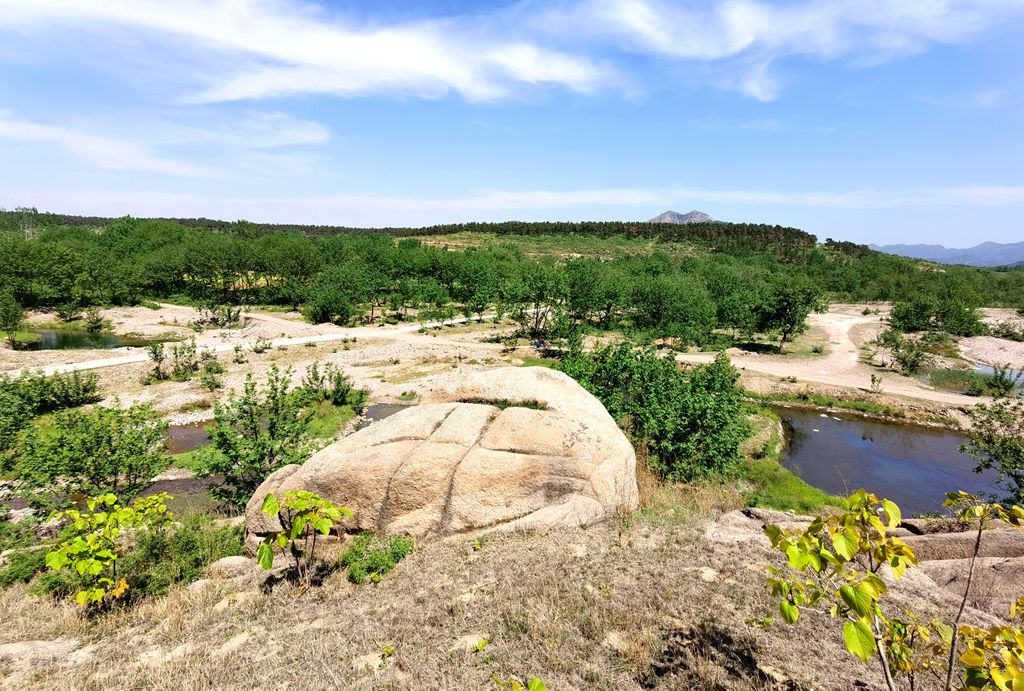 泌陽縣下碑寺，驚現(xiàn)天然“開”字石……