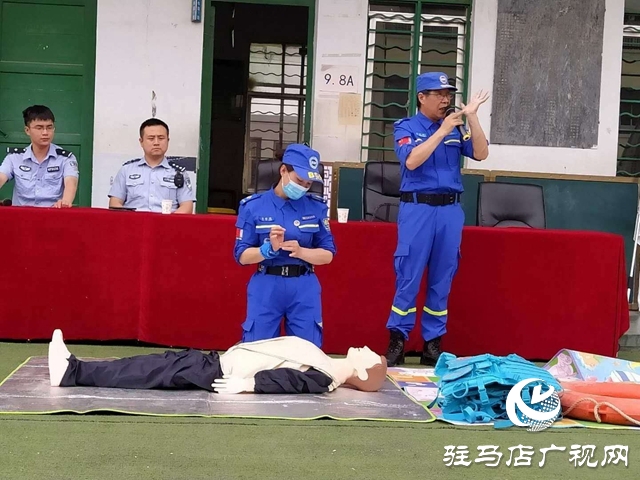 泌陽縣藍天救援隊開展&ldquo;珍愛生命，防范溺水&rdquo;進校園活動