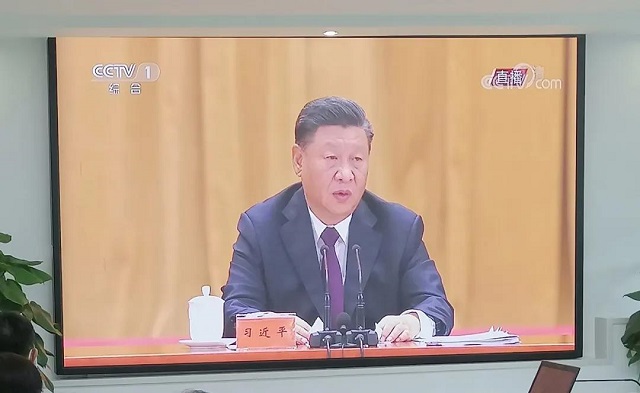 市中心醫(yī)院組織收看全國抗擊新冠肺炎疫情表彰大會特別報道