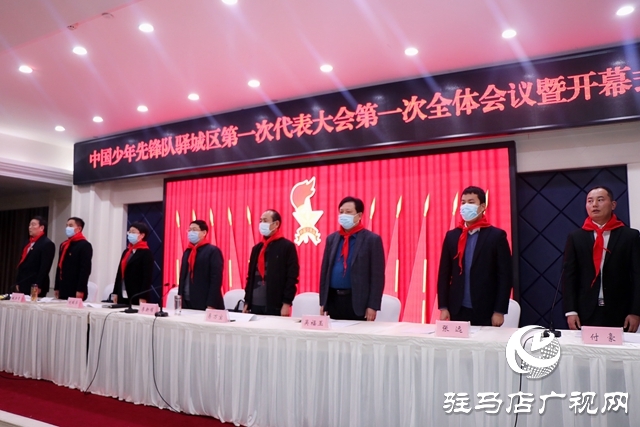 中國少年先鋒隊驛城區(qū)第一次代表大會勝利召開