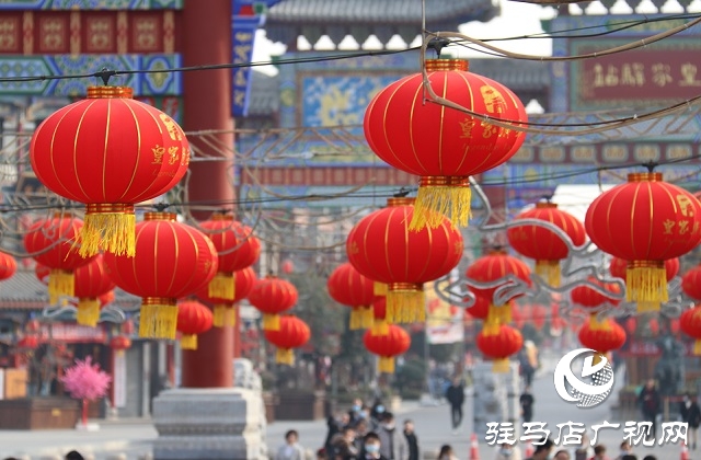 駐馬店:張燈結彩年味濃 年貨市場迎春忙
