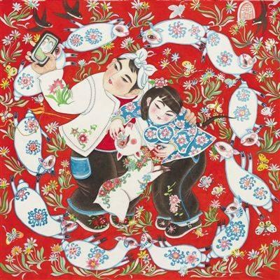 新年畫:描繪新生活 倡導(dǎo)新風(fēng)尚