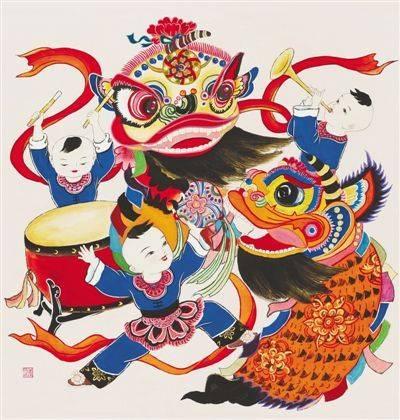 新年畫:描繪新生活 倡導(dǎo)新風(fēng)尚