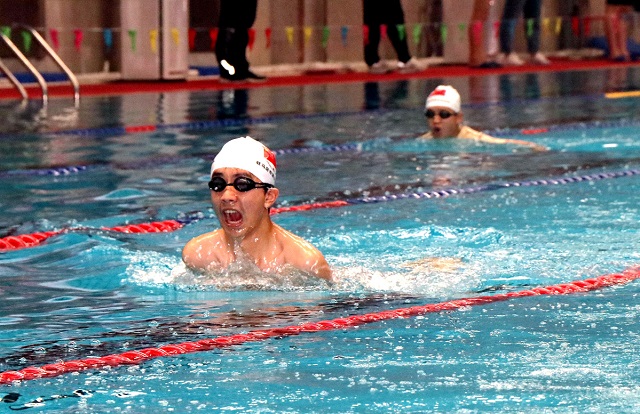 駐馬店市第二屆游泳公開賽精彩開幕