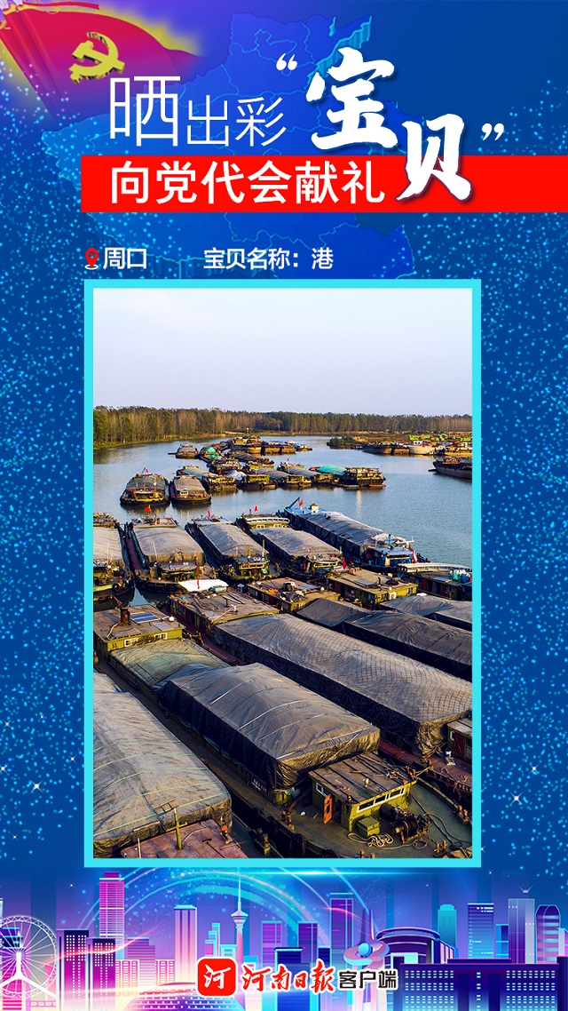 海報丨曬出彩“寶貝”向黨代會獻(xiàn)禮 周口“寶貝”“糧”和“港”
