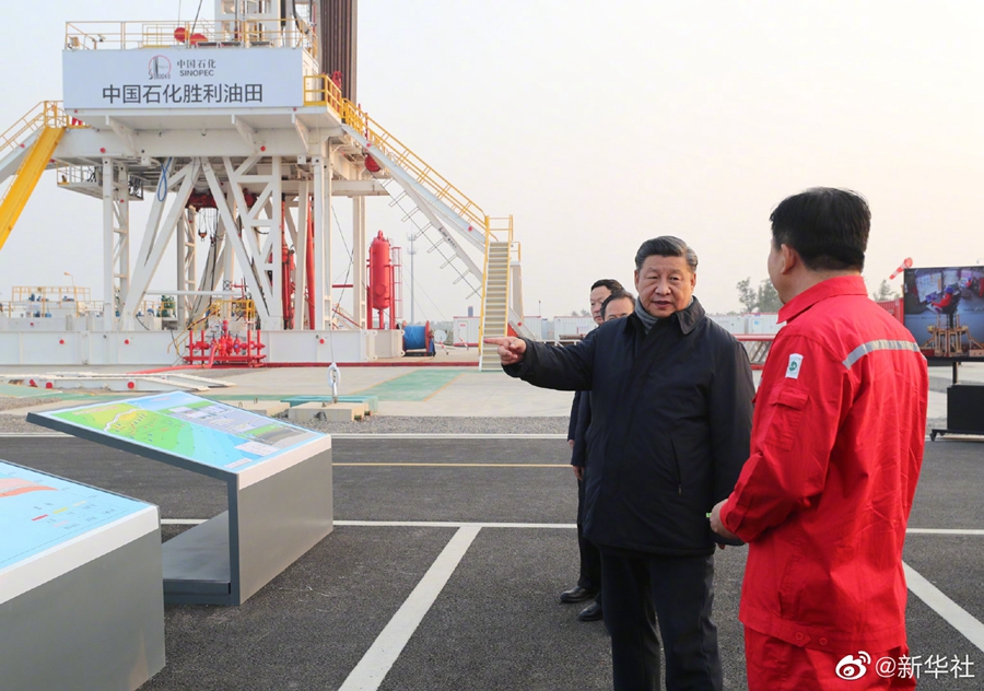 習(xí)近平繼續(xù)在東營(yíng)考察調(diào)研