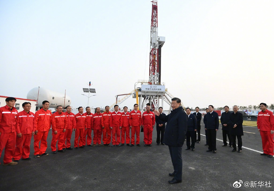 習(xí)近平繼續(xù)在東營(yíng)考察調(diào)研