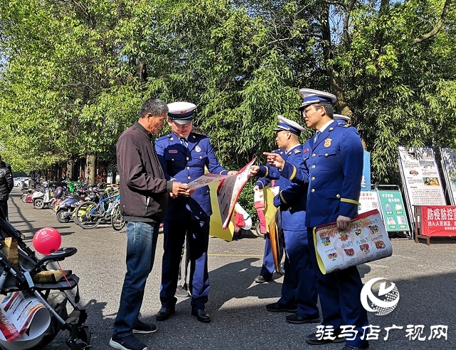 駐馬店市驛城區(qū)消防救援大隊(duì)開展&ldquo;消防知識(shí)進(jìn)萬(wàn)家&rdquo;主題黨日活動(dòng)
