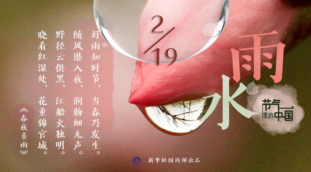 節(jié)氣里的中國丨雨水日:拂水驚梅中迎來春天