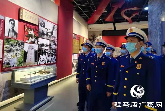 駐馬店市消防救援支隊高新區(qū)大隊開展緬懷革命先烈活動