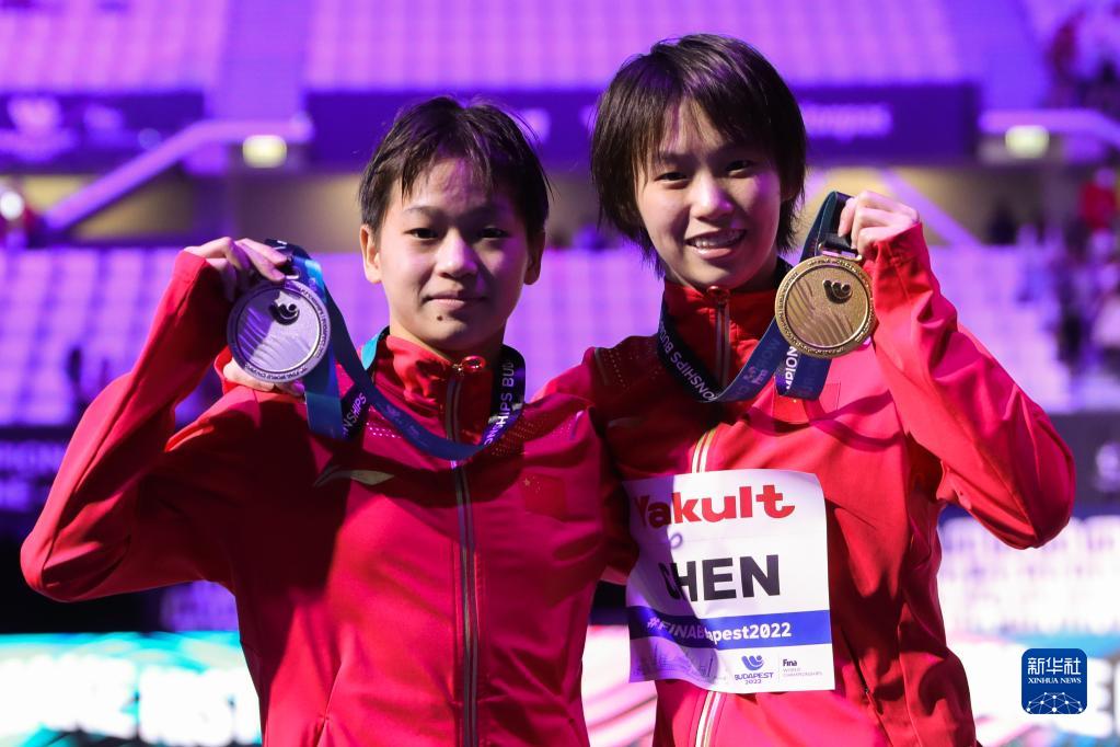 跳水&mdash;&mdash;陳芋汐、全紅嬋包攬女子十米臺冠亞軍