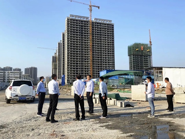 副市長賈迎戰(zhàn)蒞臨視察！保民生，促發(fā)展！金科&middot;君悅公館項目西側盤古山路南延工程通車在即！
