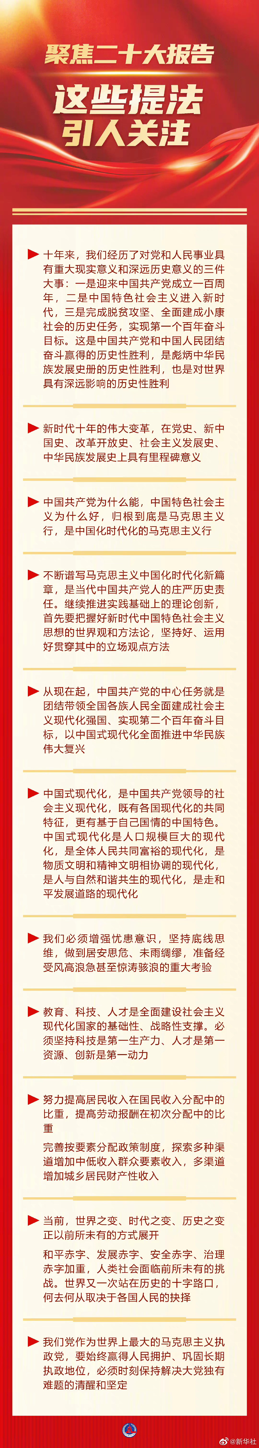 聚焦二十大報告,這些提法引人關注
