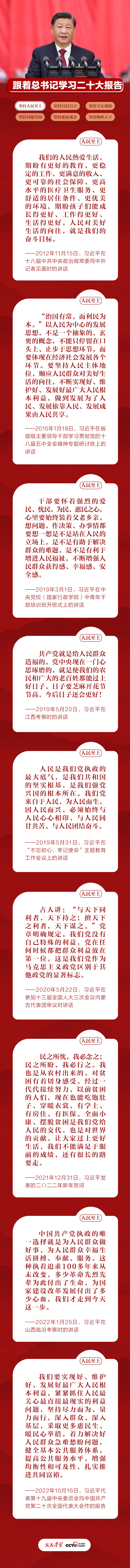 跟著總書記學(xué)習(xí)二十大報(bào)告|堅(jiān)持人民至上