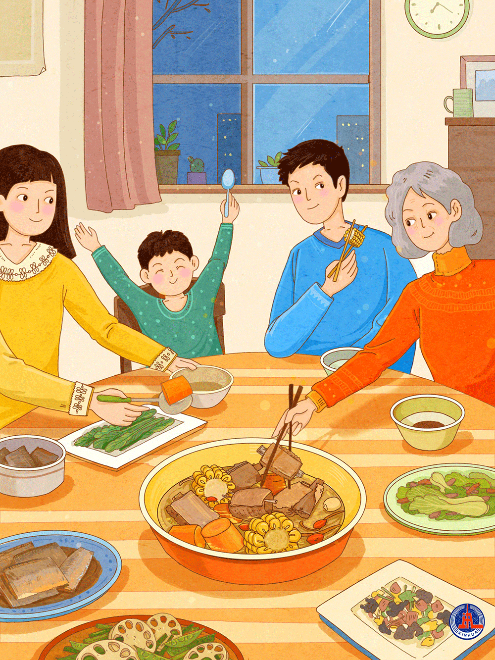 動圖插畫:春生冬至?xí)r