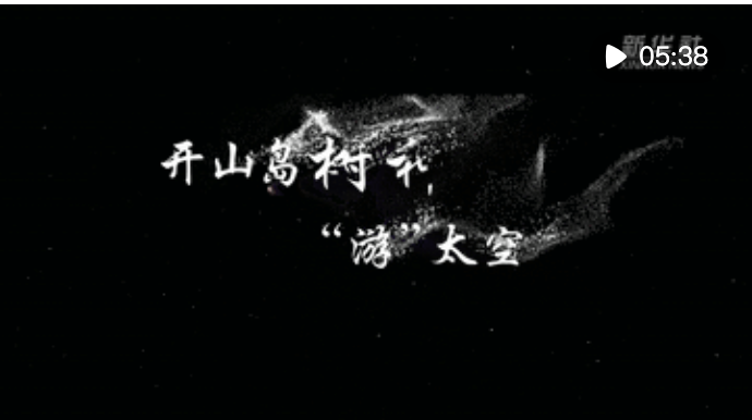 開山島樹種“游”太空