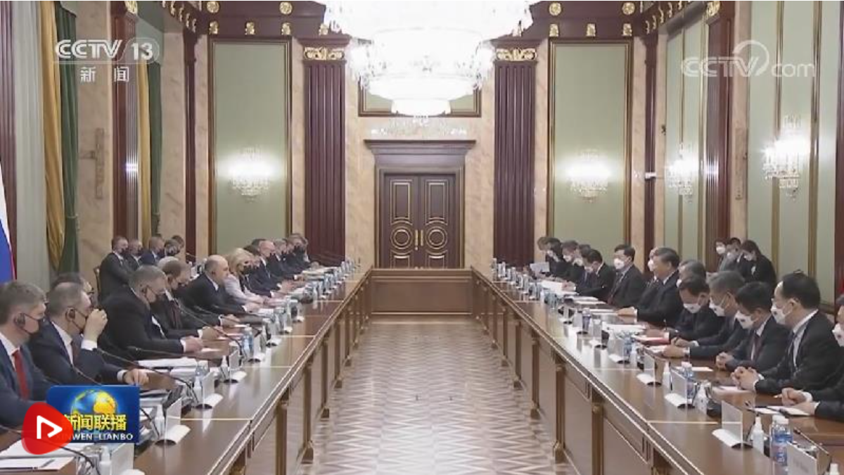 習(xí)近平會(huì)見俄羅斯總理