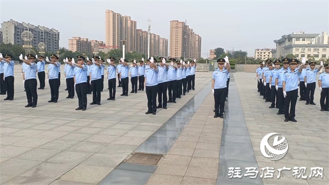 正陽(yáng)縣交通運(yùn)輸綜合行政執(zhí)法大隊(duì)開展會(huì)操比武