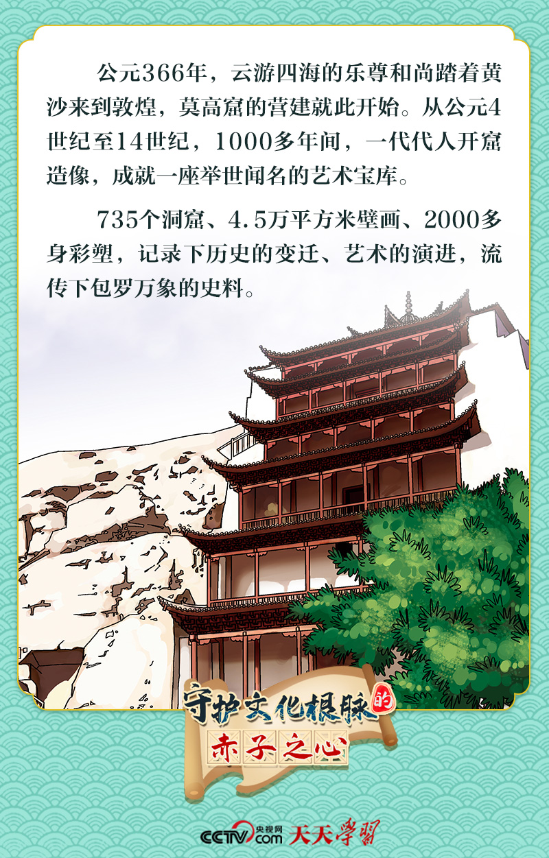 天天學習｜守護文化根脈的赤子之心·千年敦煌