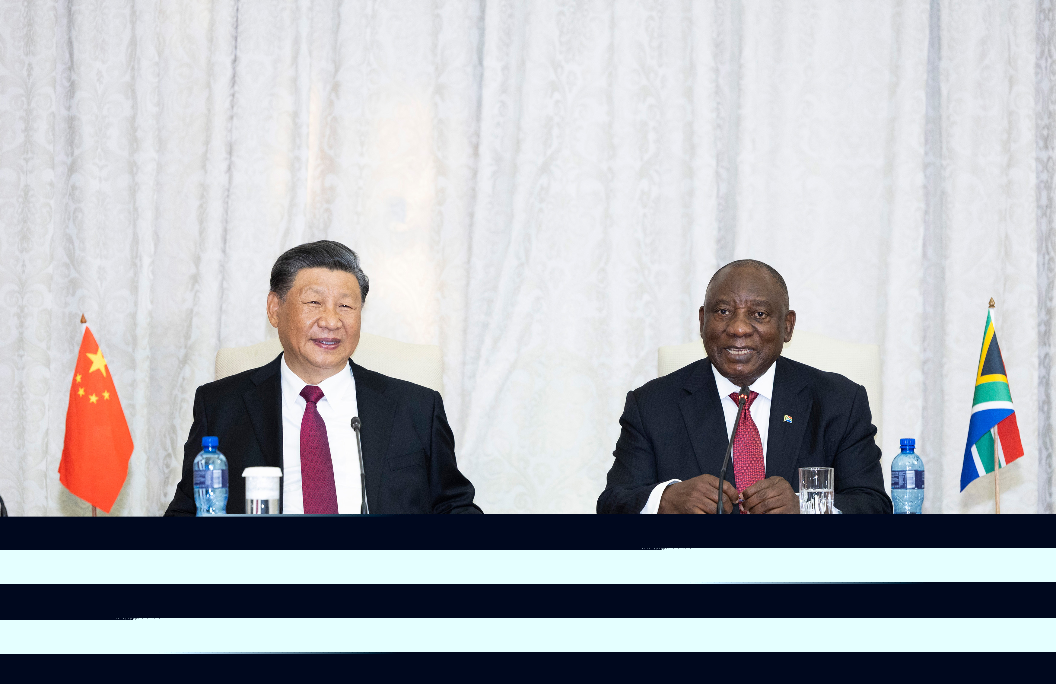 習近平同南非總統(tǒng)會談