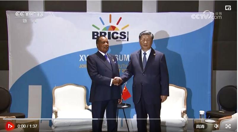 習近平會見剛果（布）總統(tǒng)