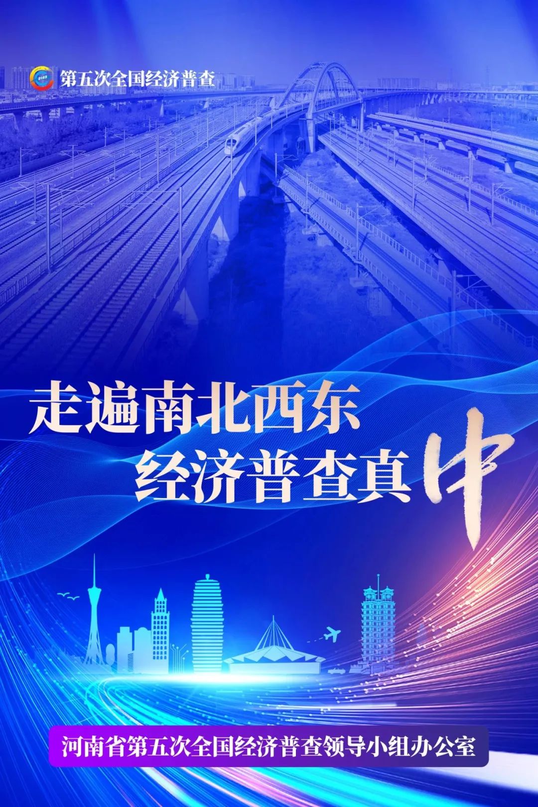 經(jīng)濟普查，“豫”你同行！河南“五經(jīng)普”海報來了