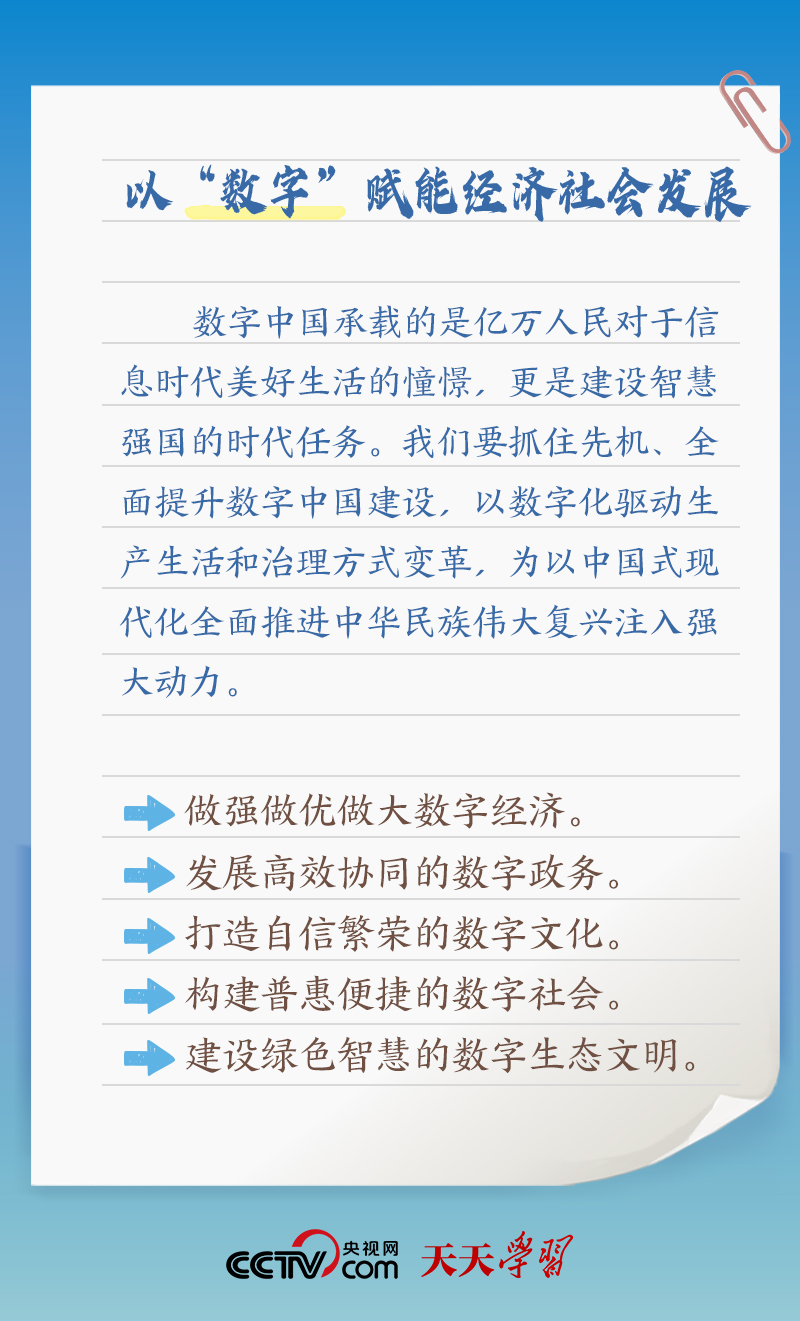 天天學(xué)習(xí)｜習(xí)近平賀信中提到的“數(shù)字中國”，你了解多少？