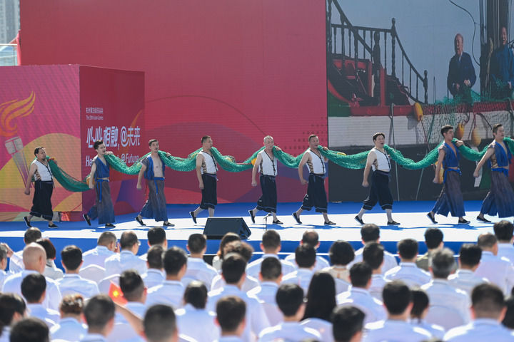 杭州亞運會｜火炬?zhèn)鬟f看“浙”里：舟山