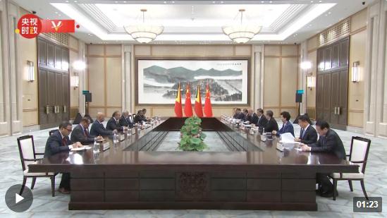 獨(dú)家視頻丨習(xí)近平會(huì)見東帝汶總理夏納納