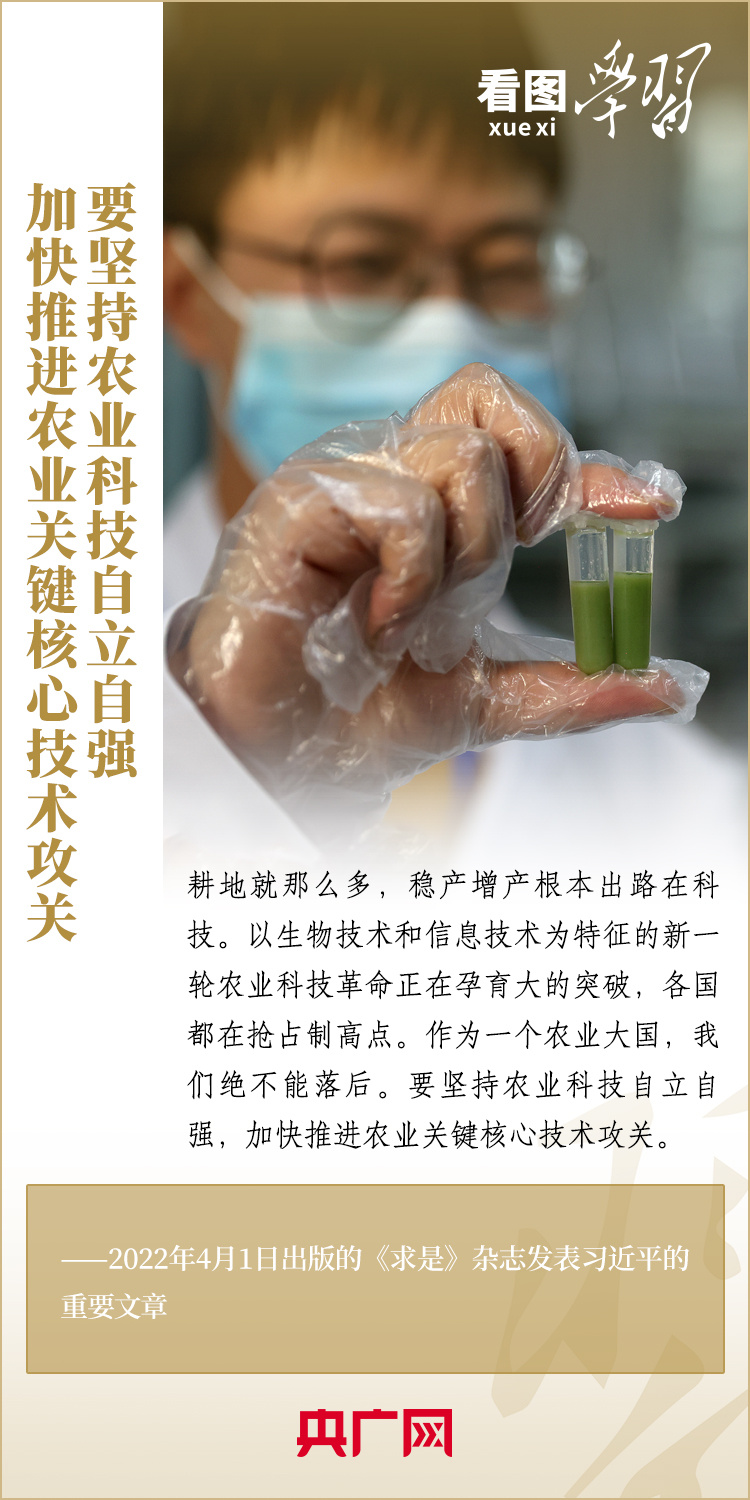 看圖學習丨加快實現(xiàn)農業(yè)科技自立自強