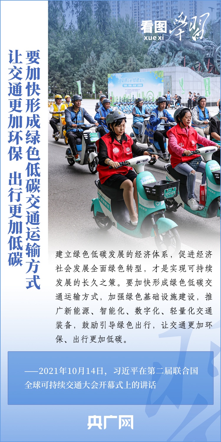 看圖學習丨讓可持續(xù)交通發(fā)展成果更好造福世界各國人民