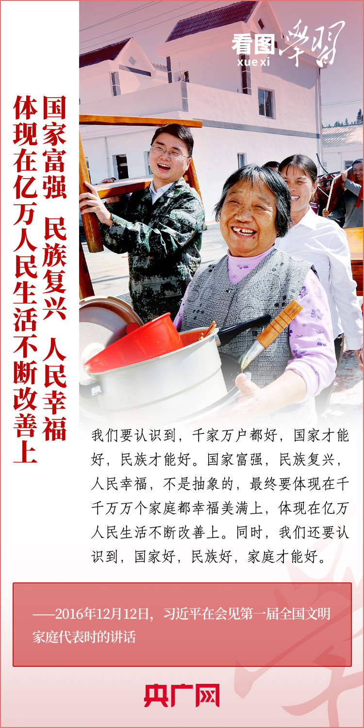 看圖學(xué)習(xí)丨總書記的家國情：“千家萬戶都好，國家才能好”