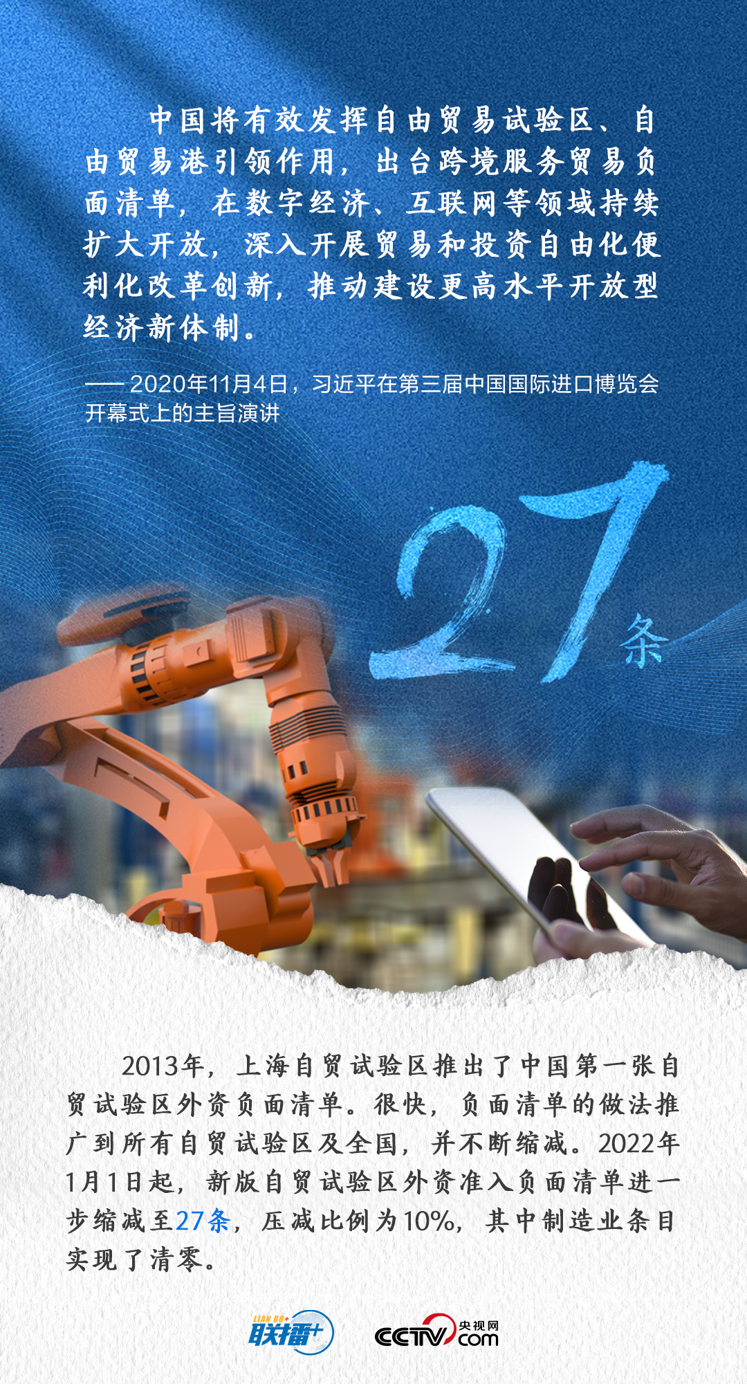聯(lián)播+ | 自貿(mào)區(qū)十周年，這份成績單分外亮眼！