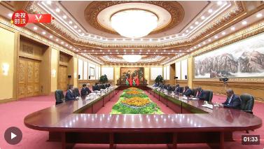 獨(dú)家視頻丨習(xí)近平會(huì)見肯尼亞總統(tǒng)：大多數(shù)國家積極參與共建“一帶一路”倡議 開啟一個(gè)新的“鄭和時(shí)代”