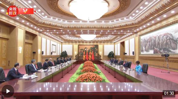 獨家視頻丨習(xí)近平會見斯里蘭卡總統(tǒng)：推動中斯真誠互助、世代友好的戰(zhàn)略合作伙伴關(guān)系不斷取得新進展