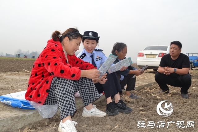 平輿:金秋農(nóng)忙豐收季 禁種宣傳到地頭