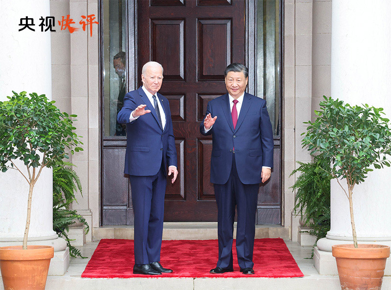 【央視快評】賡續(xù)中美友誼，推進(jìn)中美關(guān)系，努力為促進(jìn)世界和平和發(fā)展作出更大貢獻(xiàn)
