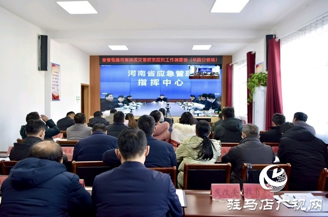 平輿縣組織收聽收看全省低溫雨雪冰凍災(zāi)害防范應(yīng)對工作調(diào)度會