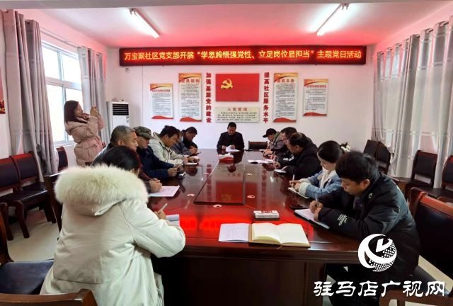 正陽縣真陽街道:主題黨日 黨員干部立足崗位學(xué)思想見行動