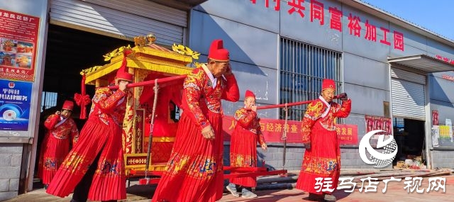 平輿縣十字路鄉(xiāng)石磙廟村:河南龍鳳花轎廠“抬”出村民致富路