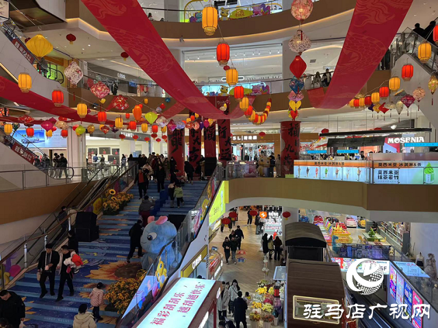 大年初一 市民逛商場(chǎng)尋年味