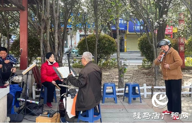 駐馬店:吹拉彈唱風雨無阻 游園里唱出別樣“夕陽紅”