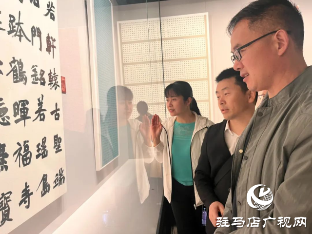 泌陽縣書法家協(xié)會(huì)會(huì)員齊聚，共賞全國(guó)第十三屆書法篆刻展