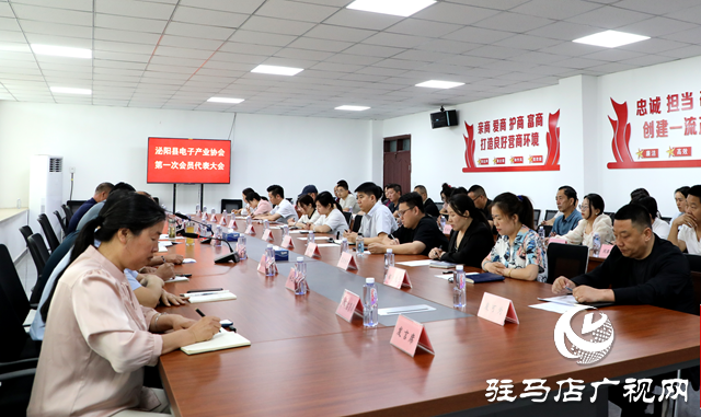 泌陽縣電子產業(yè)協(xié)會成立暨第一次會員代表大會召開