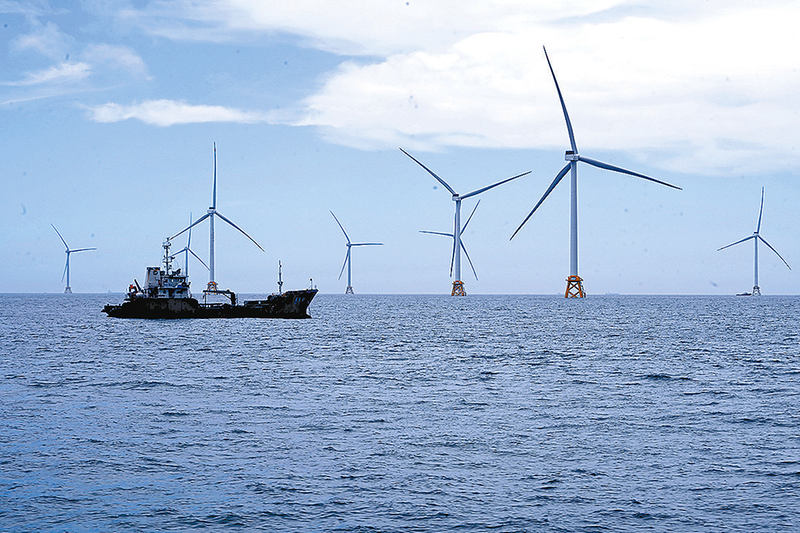 全國首個批量化應用單機容量16兆瓦的海上風電機組項目實現(xiàn)并網(wǎng)發(fā)電