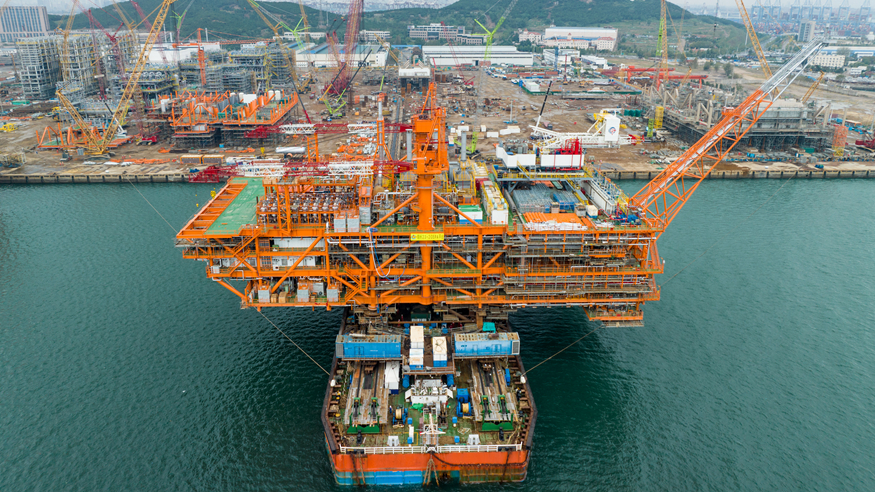 中國(guó)海上首個(gè)多層稠油熱采項(xiàng)目陸地完工