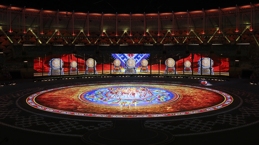 第十二屆全國少數(shù)民族傳統(tǒng)體育運動會閉幕式舉行