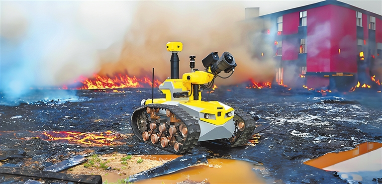 奔跑吧，河南機(jī)器人丨上天入地下火海 機(jī)器人也有特種兵